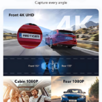 Redtiger F17 4K 3-Channel 5G Wifi Dash Cam - Image 4